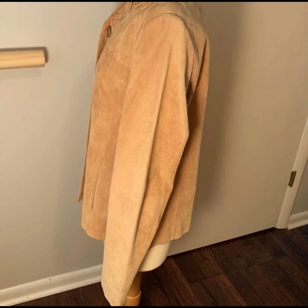 Tan Vintage Suede Jacket, S - Picture 4 of 8